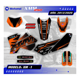 Kit Calcos Gráfica Motomel Xmm 250 2012/20 - Grueso Mate