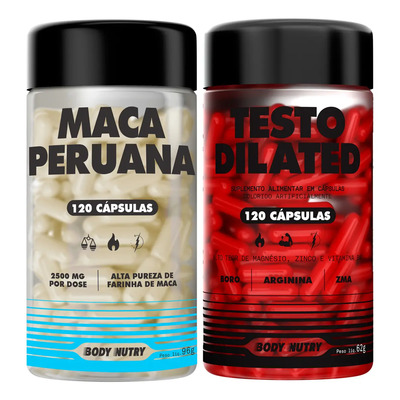 Kit Maca Peruana 120c + Testo Dilated Vitaminas Minerais 120 Sem Sabor | MercadoLivre