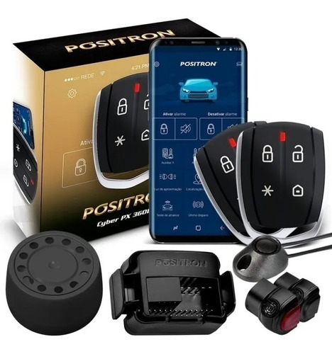 Alarma Para Auto Pst Positron Cyber Px 360 Bt (presencia)