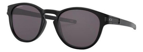 Anteojos De Sol Oakley Latch Standard Con Marco De O Matter Color Matte Black, Lente Grey De Plutonite Prizm, Varilla Matte Black De O Matter - Oo9265