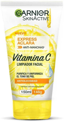 Limpiador Facial Tono Uniforme Con Vitamina C Express Aclara