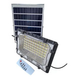 Reflector Solar Exterior 500w Recargable Panel Led Luz Blanc Carcasa Negro Luz Blanco Frío 110v