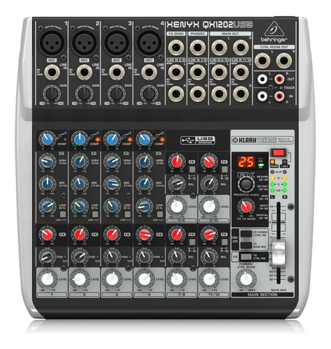 Mesa Mixer Behringer Xenyx Qx1202usb 12 Canais (127v E 220v)