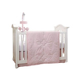 Nojo Chantilly 4 Piezas Guarderia Cuna Juego De Cama Rosa Bl