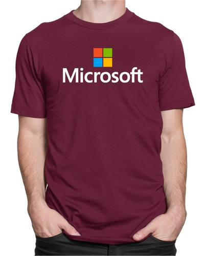 Camiseta Camisa Microsoft T.i. Informática Nerd Geek Windows