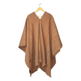 Poncho Premium Medio Siglo Clothes Camel Veteado