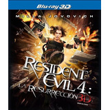 Resident Evil 4 Cuatro La Resurreccion Afterlife Blu-ray 3d