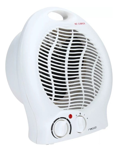 Termoventilador Eléctrico 1800w Recco Color Blanco