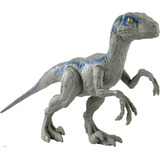 Jurassic World Velociraptor Azul Grande Básico Figura Acción