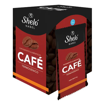 Café Termogénico Soluble Con Stevia Sheló Nabel 15 Sobres | MercadoLibre