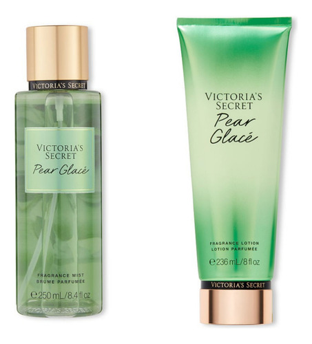 Victoria's Secret Pear Glacé Body Mist Y Crema 