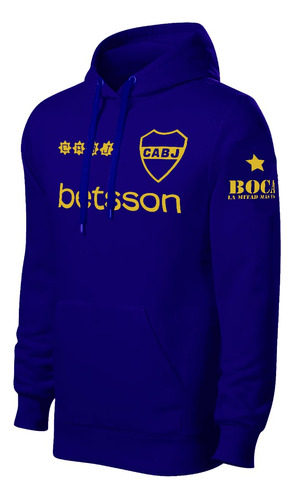 Boca Juniors Buzo De Boca / Canguro Con Capucha / Unisex 02