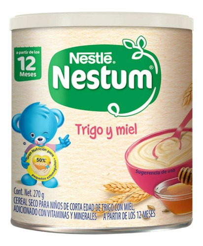 Cereal Infantil Nestum Etapa 4 Trigo Con Miel Lata 270g