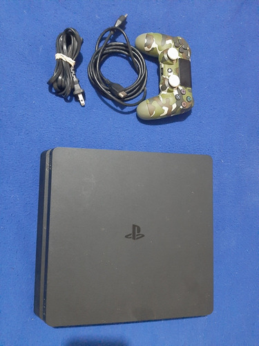 Playstation 4 Slim Ps4 500gb + Cables + 1 Control + Fifa 18