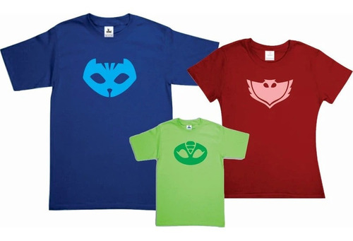 playeras personalizadas de heroes en pijamas