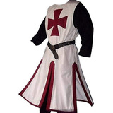 Blusa Masculina De Fenda Cruzada Medieval De Halloween