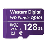 Cartão De Memória Western Digital Wd Purple Micro Sd 128gb