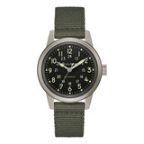 Reloj Bulova 96a259 Hombre Automatico Color De La Malla Verde Color Del Bisel Plateado Color Del Fondo Negro