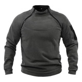 Suéter Táctico Cálido De Polar Para Hombre De Otoño/invierno