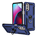 Funda Reforzada Anillo Compatible Con Motorola Moto E32