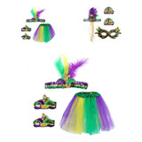 Conjunto De Fantasias Bohen Hdbnd Set Msquerde Crnivl