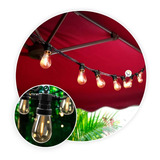 Extensión Led Bombillos X10 Vintage Luces Decoración Lbn10n