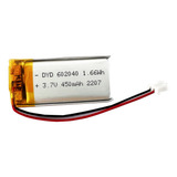 Fithood 602040 Li-po Bateria 3.7v 450mah Con Conector Jst Pa