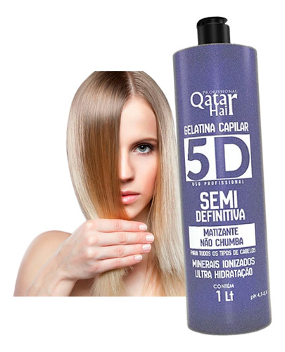 Progressiva Em Gel Semi Difinitva 5d Matizadora Qatar Hair