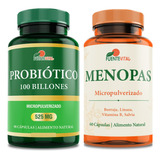  Probiótico 100 Billones + Vitaminas Menopausia Menopas Pack