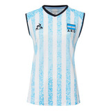 Camiseta Titular Selec Argentina Voley Feva Le Coq Sportif#&