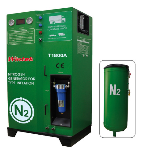 Generador Nitrogeno Para Llantas De Camiones Wintek T1800a