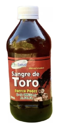 Sangre De Toro Debilidad Coorporal.  Jarabe Natural 500ml 