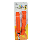 Correa Con Collar Nylon Bandas Reflejantes Med Fl8711