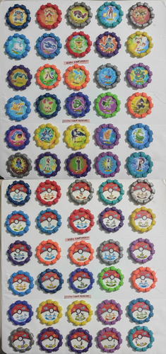 Colección Completa 235 Tazos Pokémon 4 2007 Estetica 9.5-10