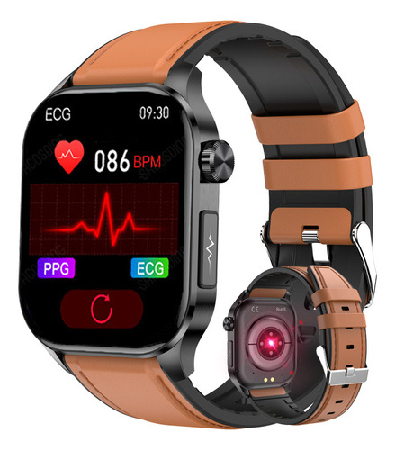 Smart Watch Hombres Ecg Azúcar En Sangre Ácido Úrico Llamada