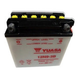 Bateria Motocicletas 12v 9ah + Acido Yuasa 12n9-3b 