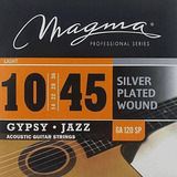 Cuerda Magma Ga120sp Para Guitarra Gypsy Jazz 10-45, Plateada