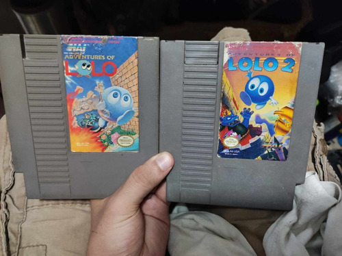 Nintendo Nes Las Aventuras De Lolo 1 Y 2 Lolo Adventures