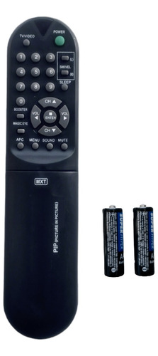 Controle Remoto Compatível Tv De Tubo LG C0938 Com Pilhas