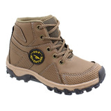 Bota Infantil Gibizinho Adventure Masculina Whisky Coturno