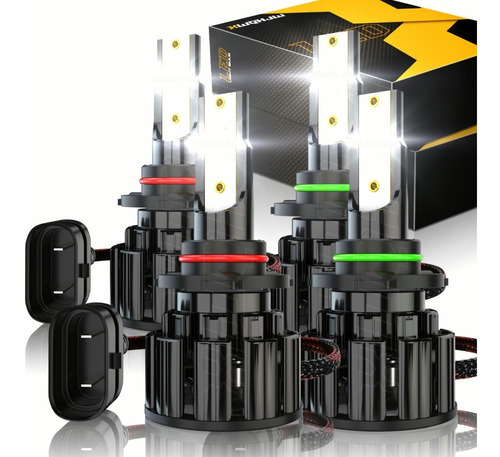 9005+9006 Combo Kit De Faros Led Csp 12000lm 6000k