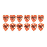 6 Palhetas Jim Dunlop Mediun Orange , Abalone Ou Shell