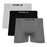 Kit 3 Cueca Box De Microfibra Polo Star Sortida