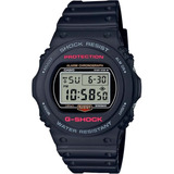 Relógio Casio Masculino G-shock Digital Preto Dw-5750e-1dr Cor Da Correia Preto Cor Do Bisel Preto Cor Do Fundo Preto