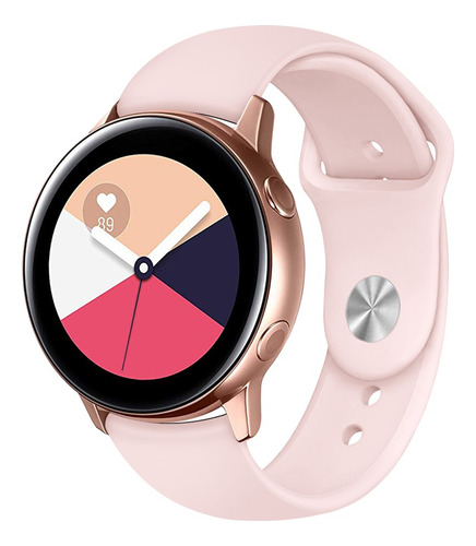 Correa Compatible Samsung Watch 4 / 4 Classic Rosado Cl 20mm