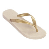 Ojotas Ipanema Classica Fem Beige/oro 6466