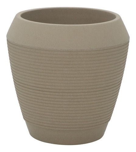 Maceta Plastica Grande 74litros 54cm Vaso Egipcio Tramontina Color Arena