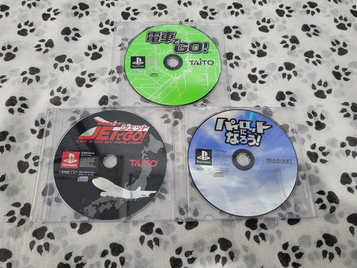 Jet De Go + Densha De Go + Pilot Ni Narou Japonês Ps1 (leia)