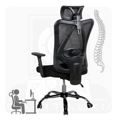 Silla Ejecutiva Para Oficina Ergonómica Corrección D Postura