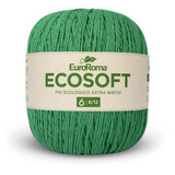 Fio Barbante Ecosoft 8/12 Verde Bandeira 803 Euroroma